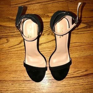 Heeled Black Sandals